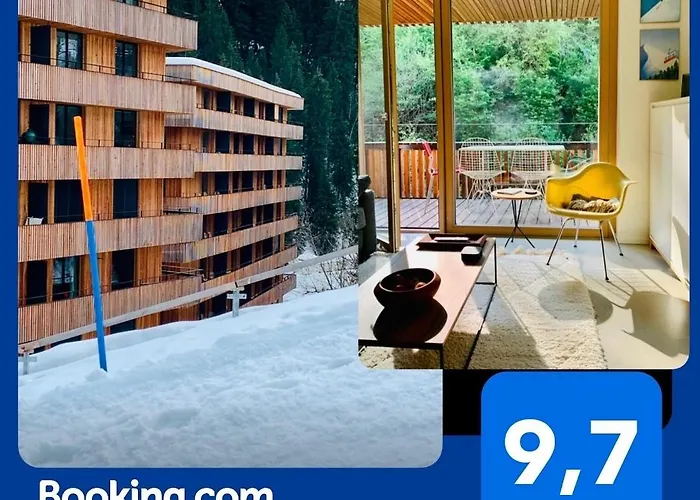 公寓 Ski-in Ski-out Direkt An Piste Und Liften - 3-room Stenna Selva 弗利姆斯